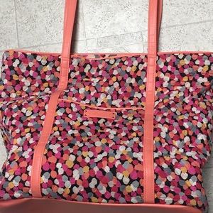 Vera Bradley Large Zippered Tote